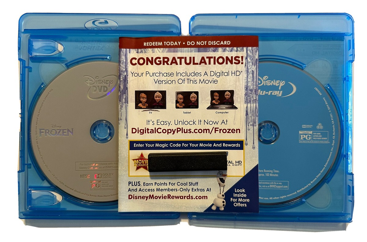 Frozen (Blu-ray And DVD With Digital And Slipcover 2 Disc