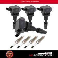 4 Ignition Coils and Spark Plugs Fits Hyundai Kona 2018-2020 Sonata 2015-19 1.6L