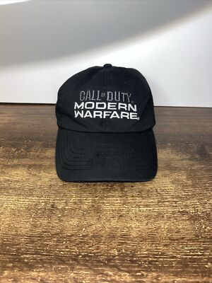 Activision Call of Duty Modern Warfare Black Strapback Gaming Console Hat 2019
