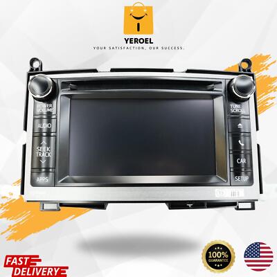 d*7様 TOYOTA Car Navigation System 86140- 2013-2014 Toyota Venza OEM Radio Control Unit GPS Nav AM/FM/CD