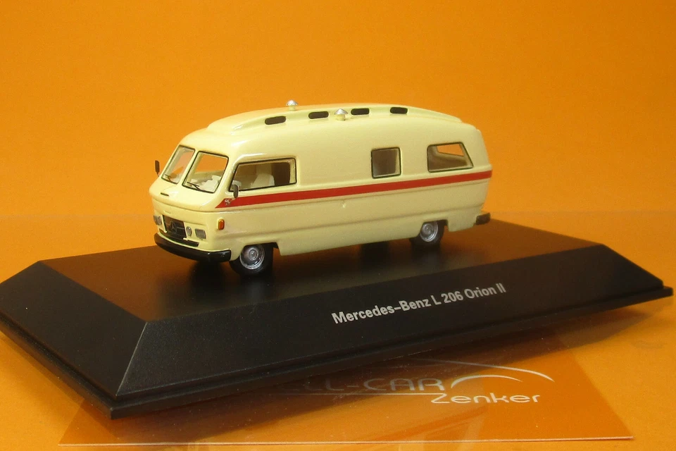 BOS 87781 Mercedes-Benz L 206 D Orion II (1975) beige 1:87 NEU Modell