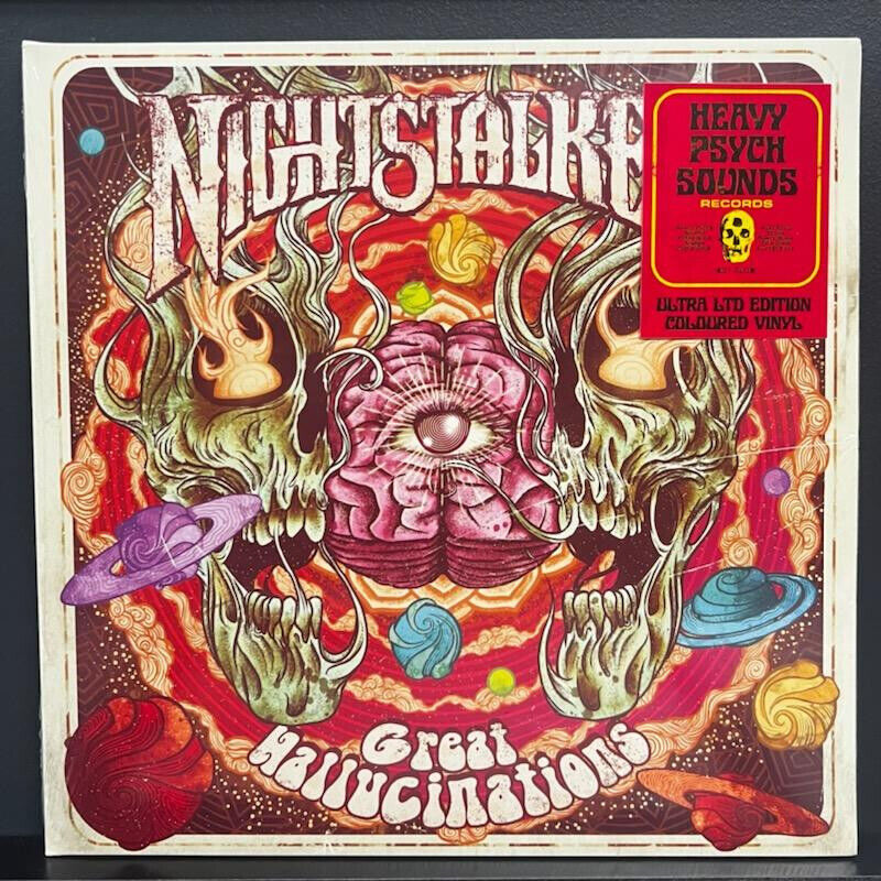 Nightstalker ‎– 'Great Hallucinations' LP 2019 Italy Psychedelic Stoner Rock New
