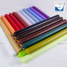 Stabkerze 250 x 22 mm durchgefärbte Kerzen Paraffin Rusfrei tropffrei Dekokerze