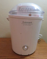 CUISINART FROZEN YOGURT ICE CREAM & SORBET MAKER ICE-25 SERIES