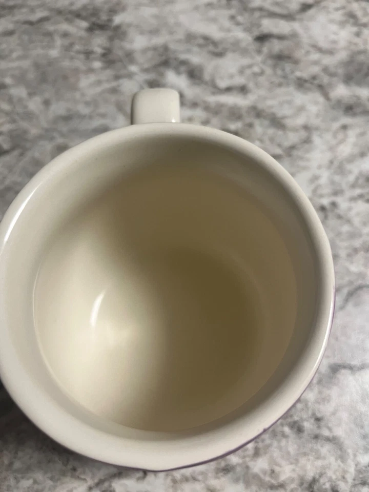 The Pioneer Woman Purple floral Pot Belly Garden Meadow Flower Mug RARE - Image 4 of 4