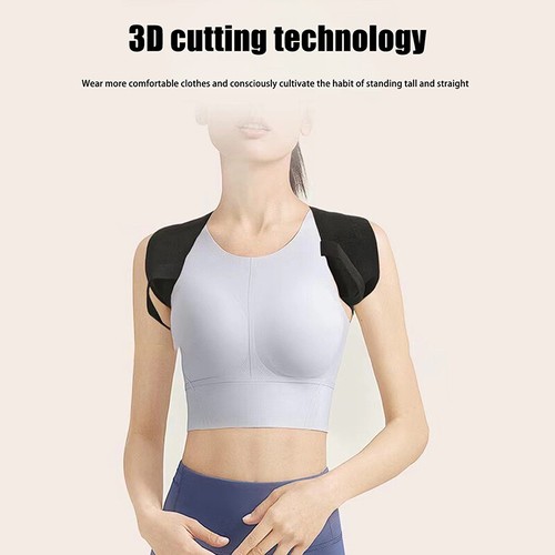 1PC Woman Men Adjustable Back Posture Corrector Open Shoulder Invisibility*Q - Picture 7 of 16