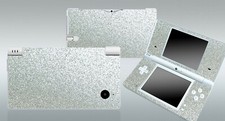 Shining Silver Bling Glitter Skin Sticker Protector for Nintendo DSi NDSi
