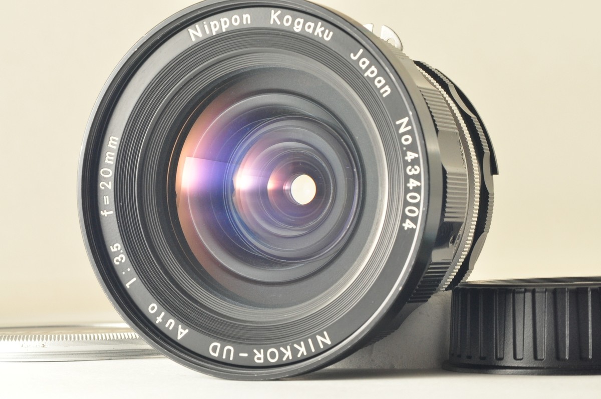 Nikon Nikkor-UD Auto 20mm f/3.5 Ai Converted MF Lens From