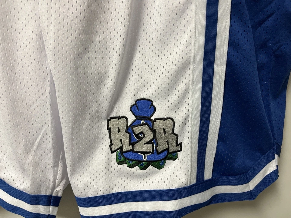 Pantalones Cortos de Baloncesto Jordan Craig Legacy Edition Durham R2R Blanco/Azul Para Hombres 3XL Nuevos con Etiquetas Foto 2 de 4