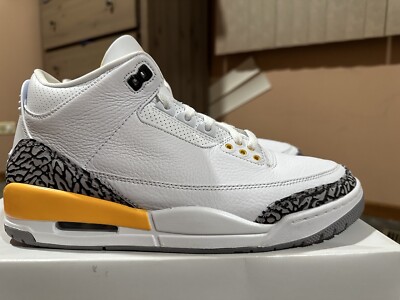 Nike Air Jordan III 3 Laser Orange Yellow Kobe CK9246 108 12w | eBay