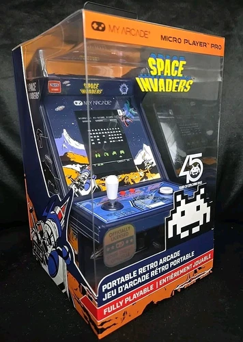 My Arcade Space Invaders Micro Player Pro: 6.75" Mini Arcade Machine Video Game