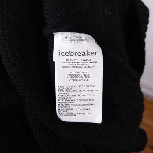 Suéter de lana Icebreaker cuello redondo tejido para hombre talla L - Imagen 6 de 6