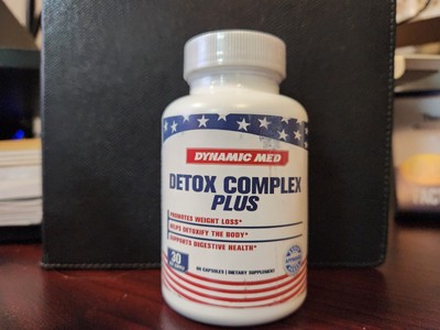 Detox Complex Plus - Psyllium Powder, Slippery Elm Powder - 2 Bottles
