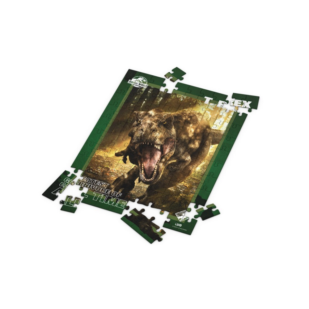 SD Toys - Puzzle Jurassic World effetto 3D - T-Rex 100 pezzi
