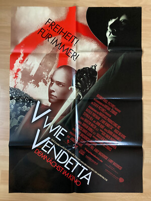 Filmposter * Kinoplakat * A1 * V wie Vendetta * 2005 * Natalie Portman