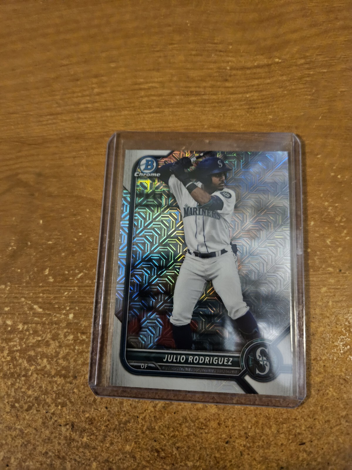 2022 BOWMAN BASEBALL MOJO PROSPECT CHROME #BCP-45 JULIO RODRIGUEZ MARINERS NM/M