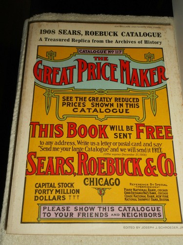 Vintage 1908 SEARS ROEBUCK & Co. Catalog No. 117 DBI Books 1971 Reprint