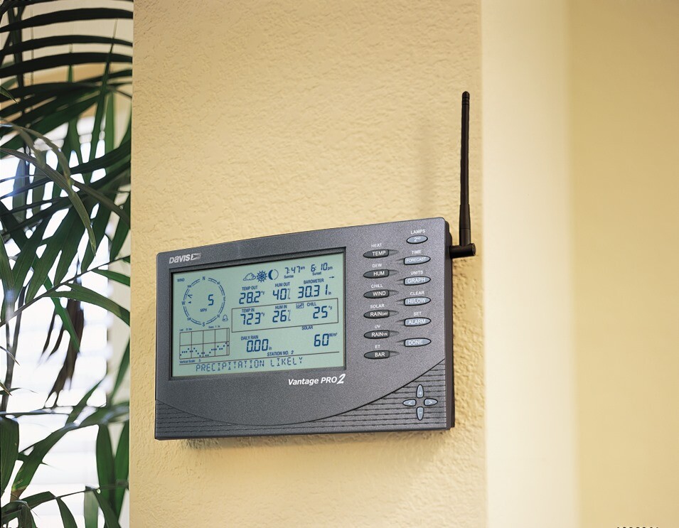 Davis Wireless Weather Station Vantage Pro2 plus 6163 with 24-Hr Fan Aspirated R