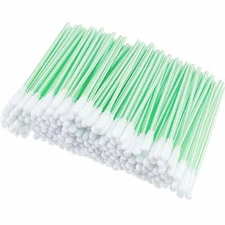 200 Pieces Foam Swab Cleaning Swab Foam Tips Sponge  Assorted Sizes , Colors 