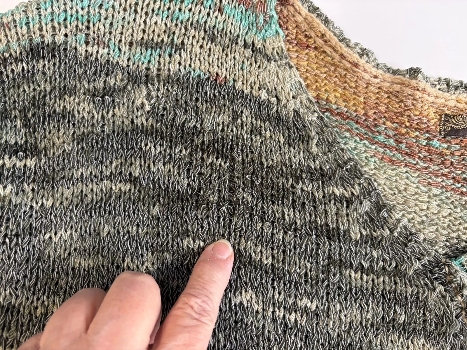 prana asymmetrical boho earthy fairy grunge indie sweater