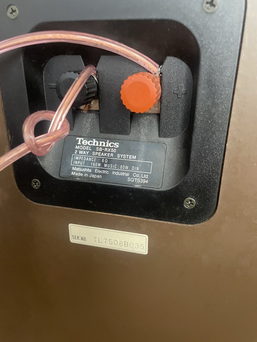 TECHNICS SB-RX50 2way Speaker System - Tested | eBay