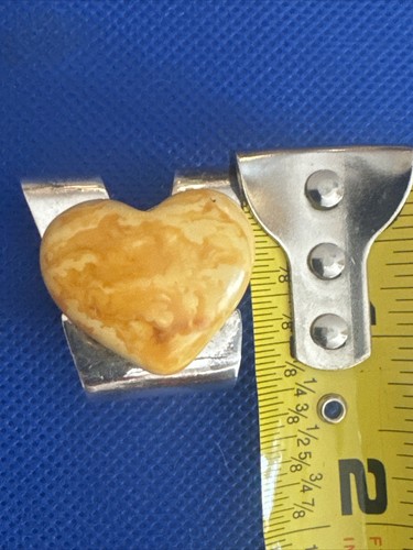 VINTAGE ESTATE SCARF HOLDER  STERLING SILVER 925 - Picture 10 of 11