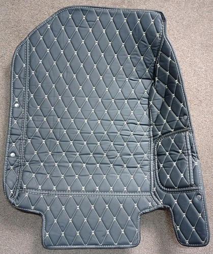 TAPIS DE SOL 3D PERSONNALISÉS POUR TOYOTA PRIUS 2016-21 MODÈLE BRITANNIQUE EN PVC CUIR NOIR - Photo 4/11