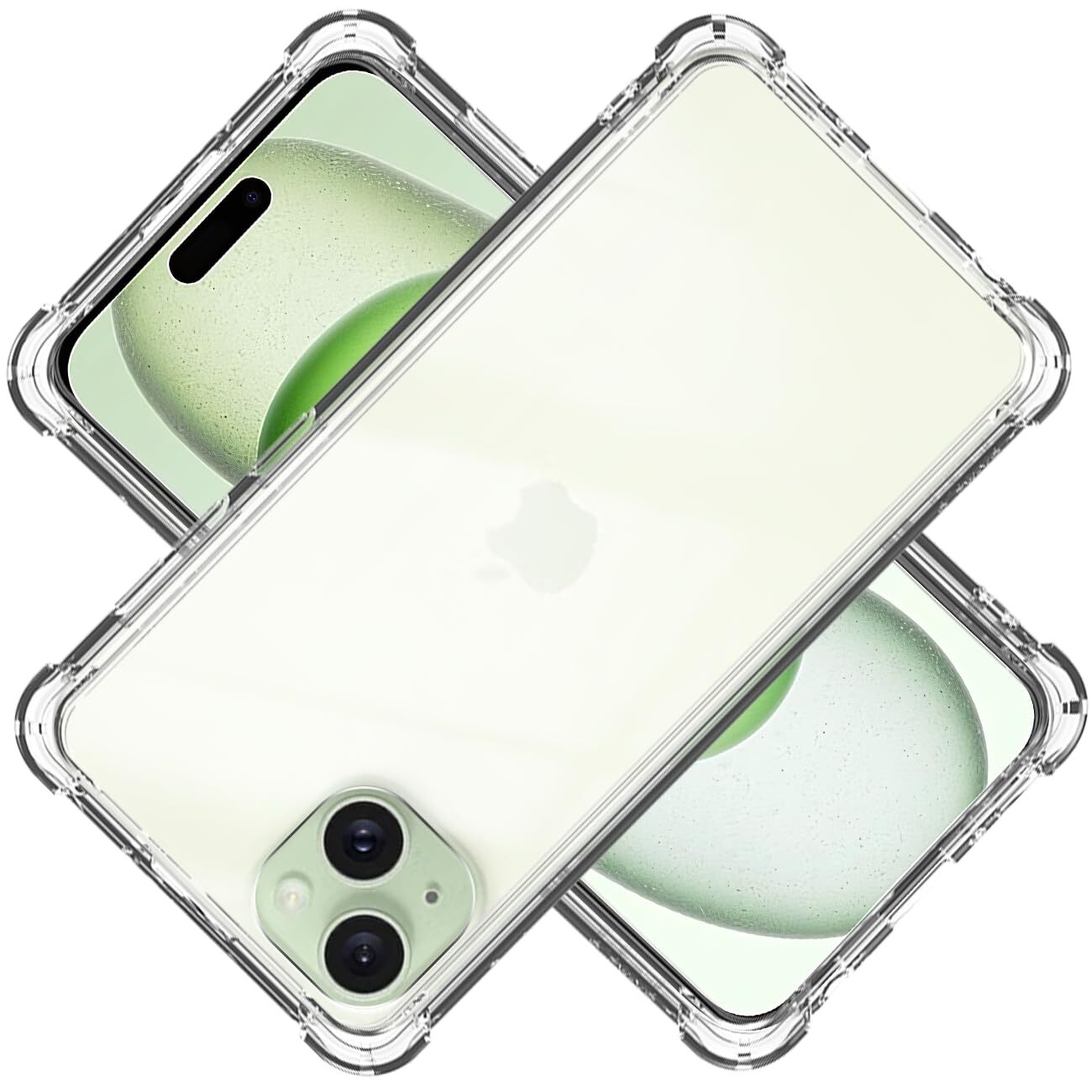 Compatible with iPhone 15 plus case clear case apple for iPhone 15 plus cov 801