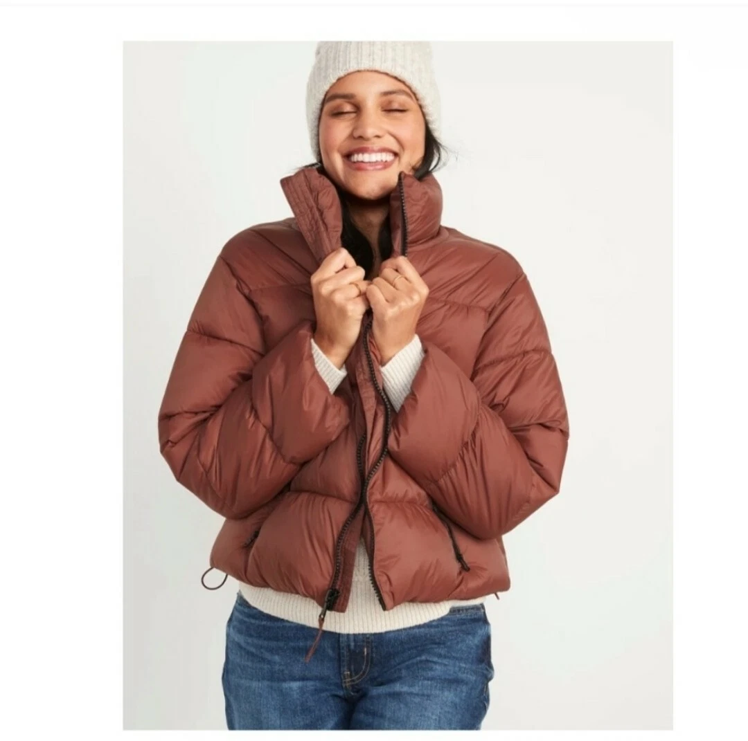 Water-Resistant Frost Free Short Puffer Jacket for Women