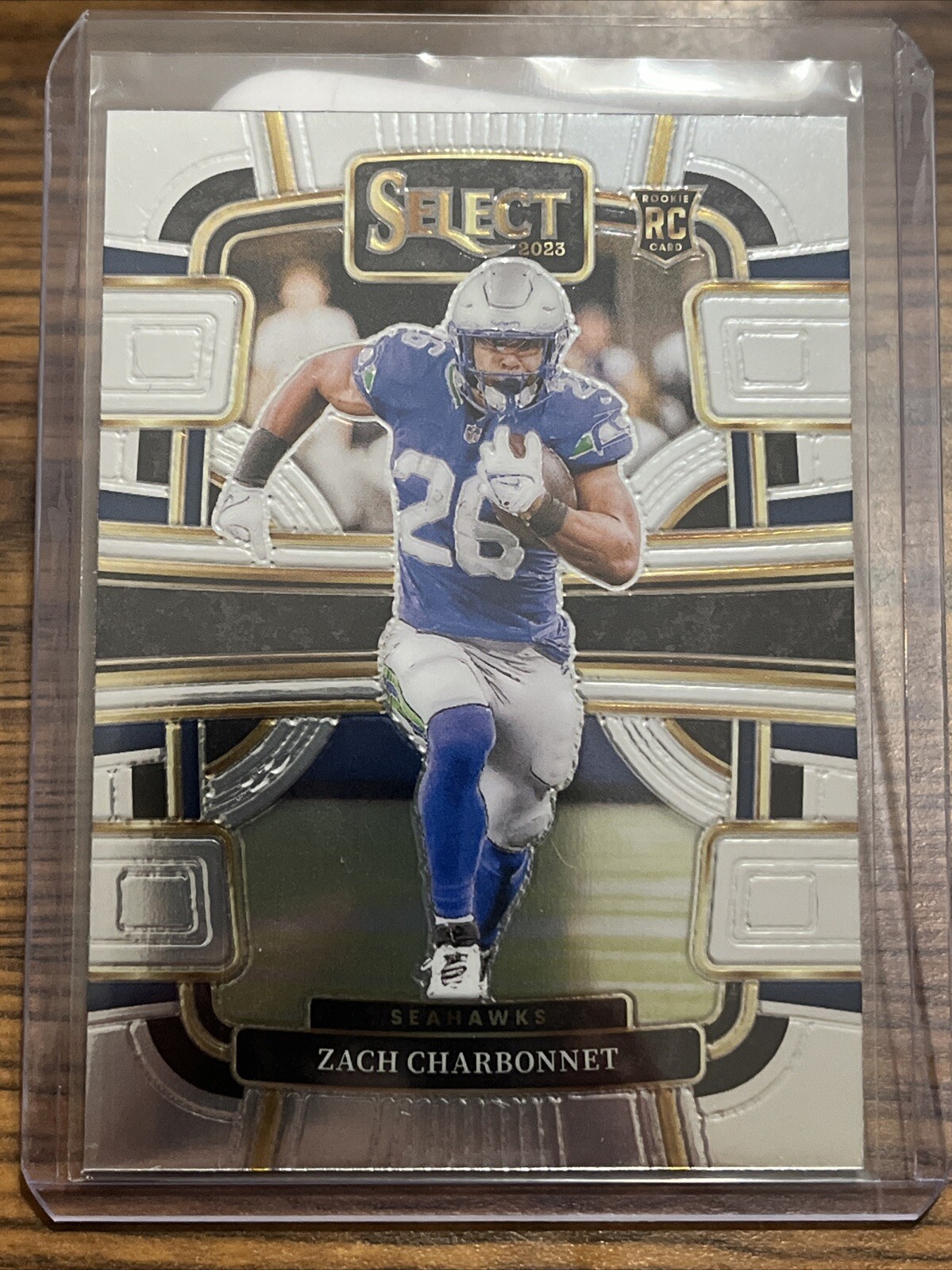 Zach Charbonnet  2023 Panini Select Concourse RC Rookie Card Seahawks #86
