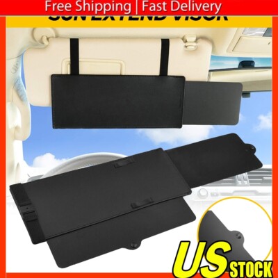 Car Shade for Sun Extend Visor Shield Anti Glare Extension Driving Universal New