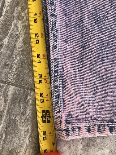 Vtg. Y2K Gitano Express Artic washed Jeans Acid Washed Tapered Jean Small Purple - Picture 9 of 10