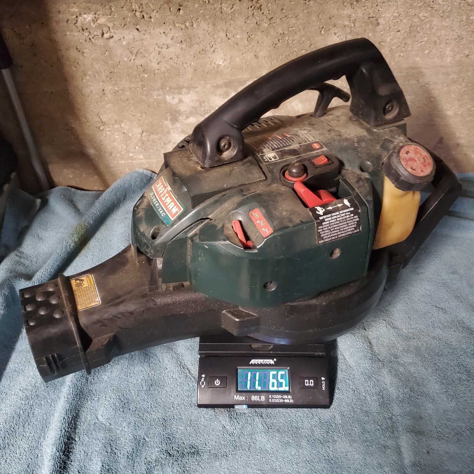 Craftsman Leaf Blower/Vac Gas Powered Hand Held - For Parts