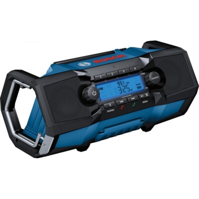 Bosch GPB 18V-2 C Professional Baustellenradio solo blau AUX In Bluetooth IP54