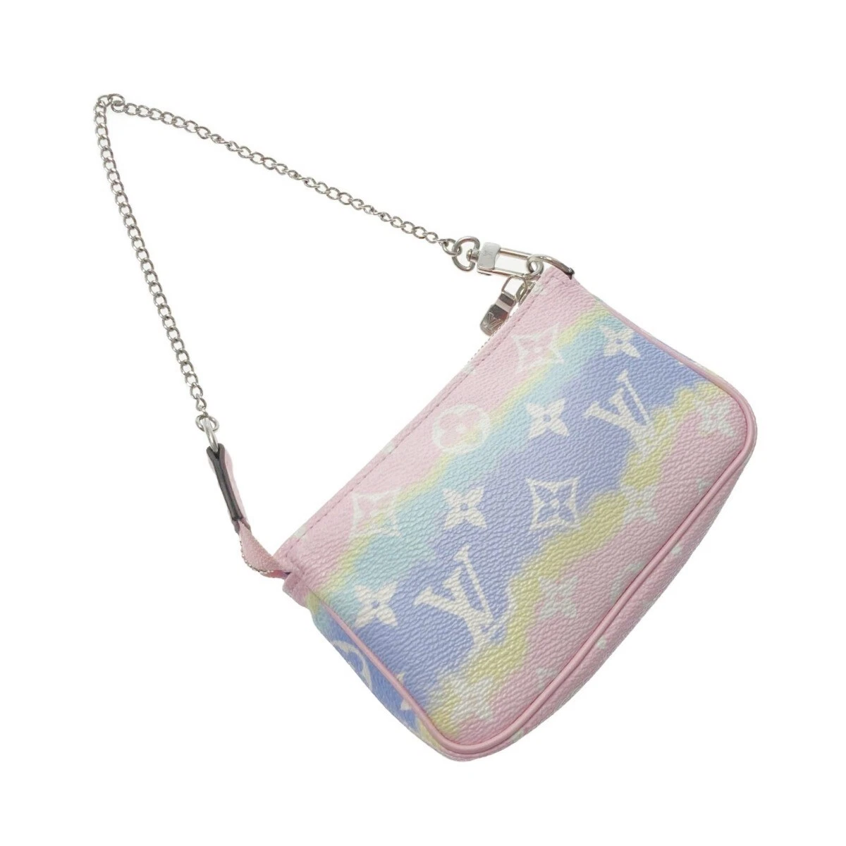 Louis Vuitton Mini Pochette Accessories LV Escale Pastel in Coated