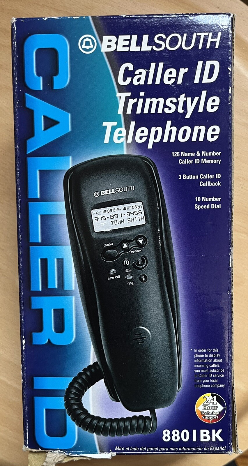 Bellsouth Caller ID Trimstyle Corded Telephone 8801BK New IN Box eBay