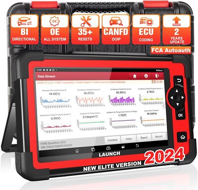 2024 LAUNCH X431 CRP919E KFZ OBD2 Diagnosegerät Scanner ALLE SYSTEM Active Test