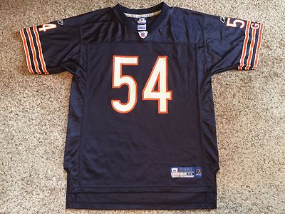 Youth Boys Sz XL NFL Chicago Bears #54 Brian Urlacher Blue Reebok