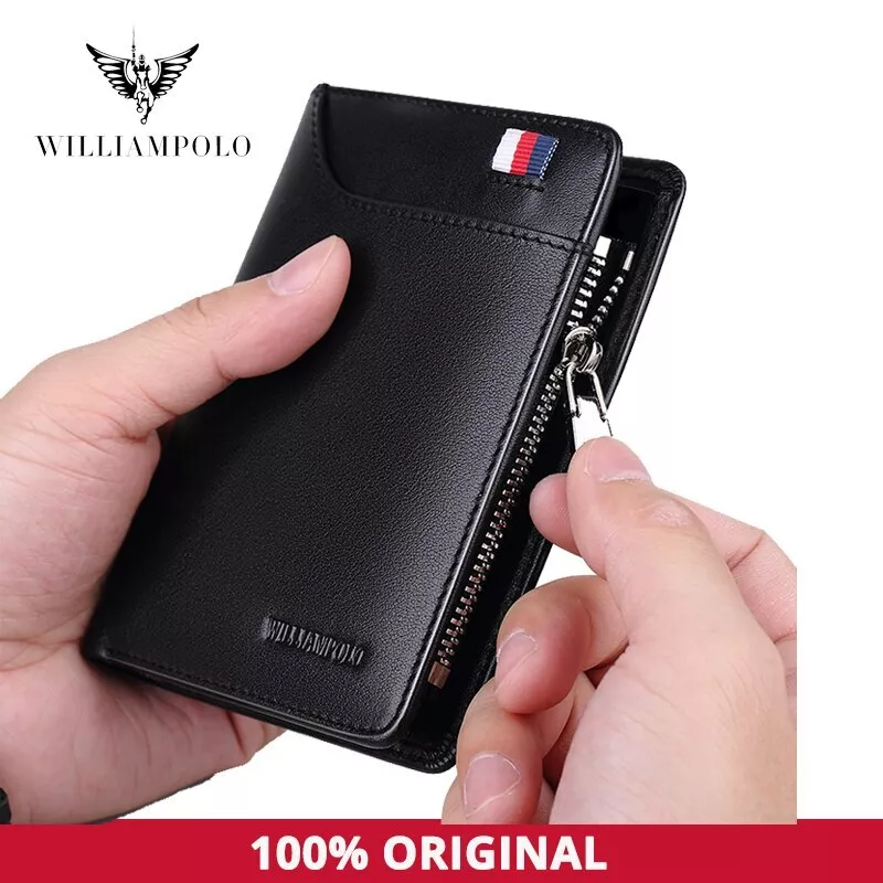 Source Very thin vegan leather Purse Designer Wallets Men Long Wallet For  Men Original Leather Wallet For Men on m.