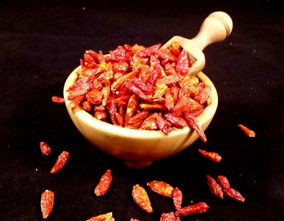 500g Birds Eye Chili Schoten ganz extra scharfe Chilli getrocknet