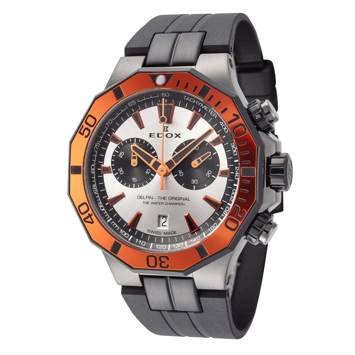 Edox Men 10112-37GNOCA-ANO Delfin The Original 43mm Quartz Watch 