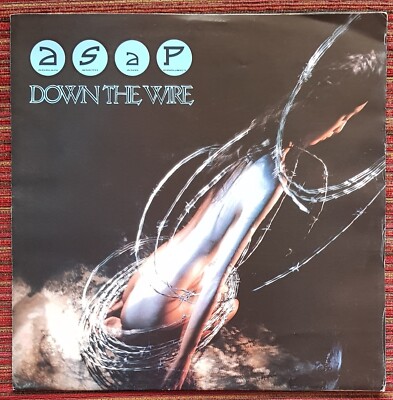 ASAP ADRIAN SMITH OF IRON MAIDEN DOWN THE WIRE 12 ZOLL UK EINZELNE, POSTERHÜLLE