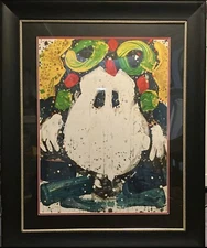 TOM EVERHART ACE FACE Hand Signed Limited Edition Lithograph SNOOPY 197/ 300