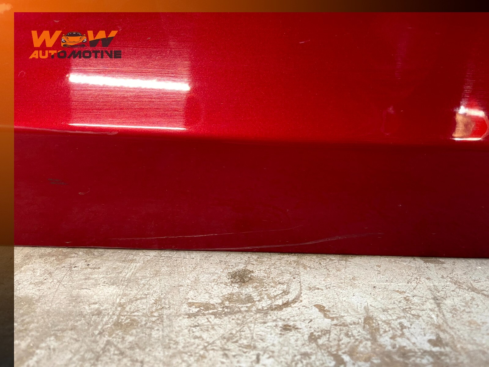 14-17 MASERATI GHIBLI FRONT RIGHT PASSENGER SIDE DOOR SHELL RED OEM