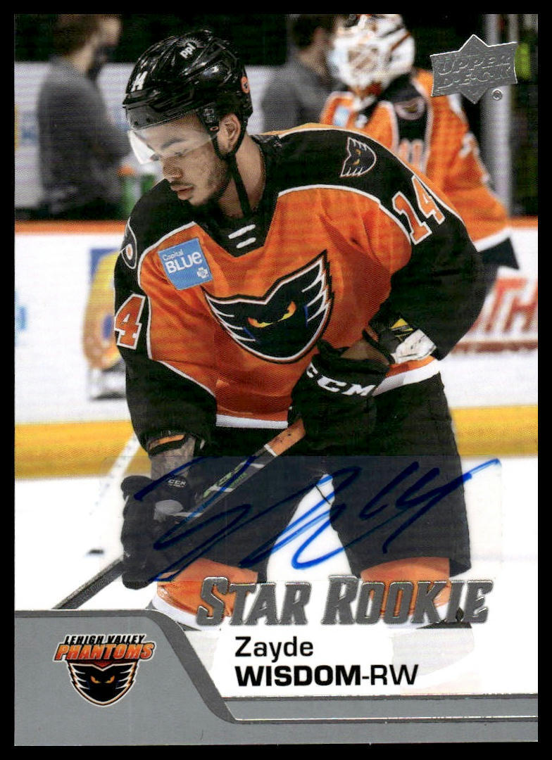 2020-21 Upper Deck AHL #165 Zayde Wisdom