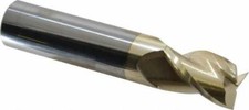 Accupro 1", 1-1/2" LOC, 1" Shank, 5" OAL, 3 Flute, Solid Carbide Square End M...