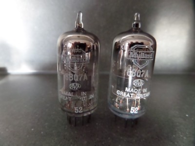 Matched pairs famous NOS Mullard 6BQ7A = E180CC = ECC180 free shipment worldwide