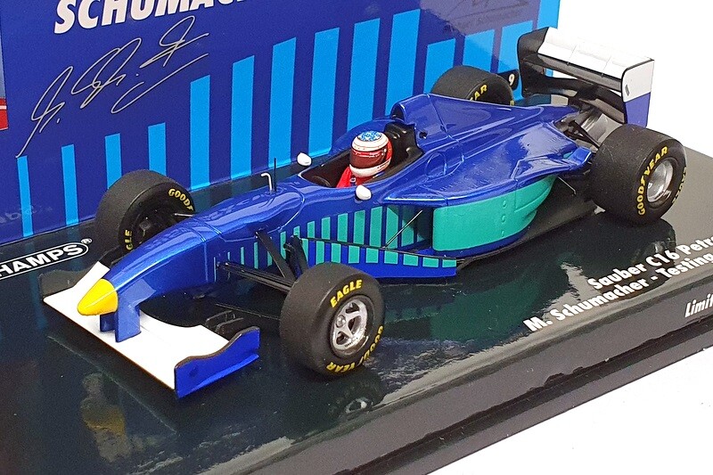 Minichamps 1/43 Scale 517 974399 - F1 Sauber C16 Test Fiorano 1997 Schumacher
