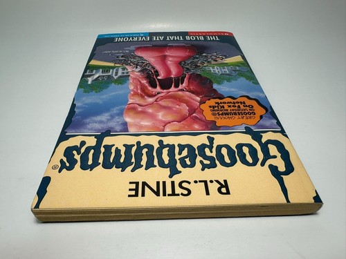 1st Print #55 The Blob That Ate Everyone Goosebumps Book RL Stine YA Horror VG - Picture 3 of 21
