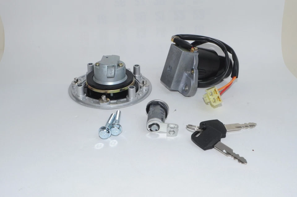 Juego de bloqueo de interruptor de llave de encendido Hyosung Hyosung GT250R GT650R GD250N Foto 3 de 4